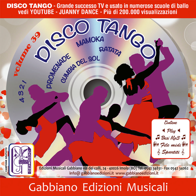 GBN139CD/CL - DISCO TANGO - Volume 39